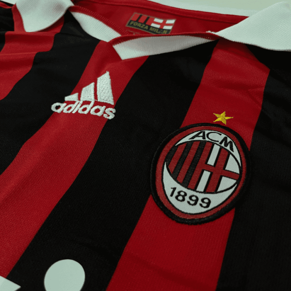Camiseta Milan 08/09 titular - Ronaldinho #80 - Imagen 3