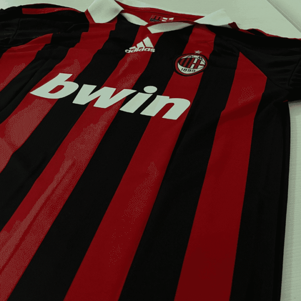Camiseta Milan 08/09 titular - Ronaldinho #80 - Imagen 4